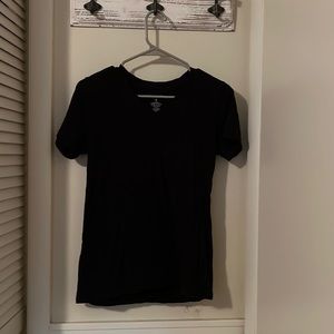 black t-shirt